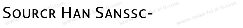 Sourcr Han Sanssc字体转换